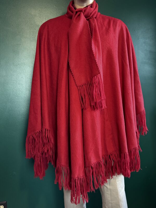 Baby Alpaca Cloak w Scarf - Image 2