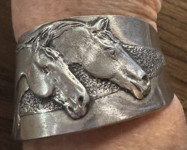 Two Horses Cuff Bracelet