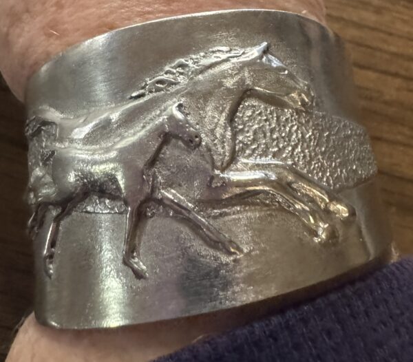 Mare and Foal Cuff Bracelet